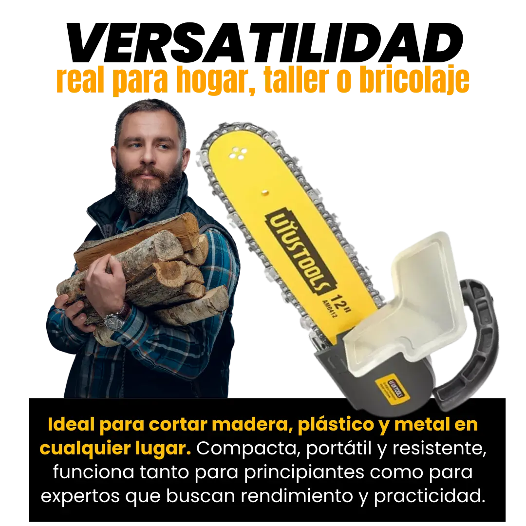 POTENTE ADAPTADOR DE PULIDORA A MOTOSIERRA