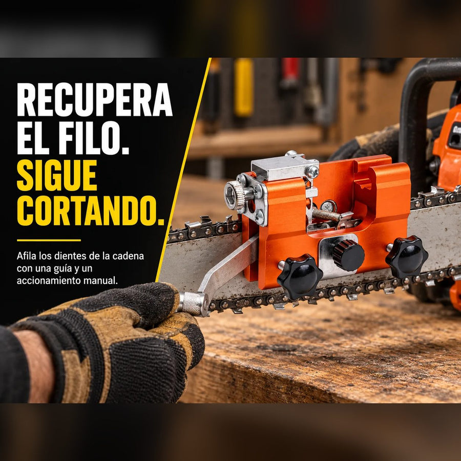 Recupera el filo de tu cadena con Afilamax