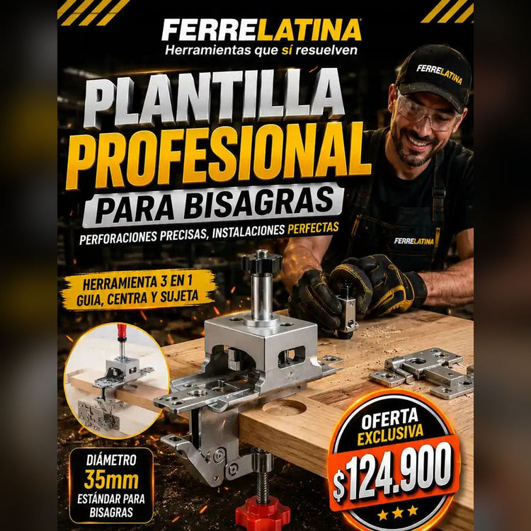 Kit plantilla para bisagras de 35 mm