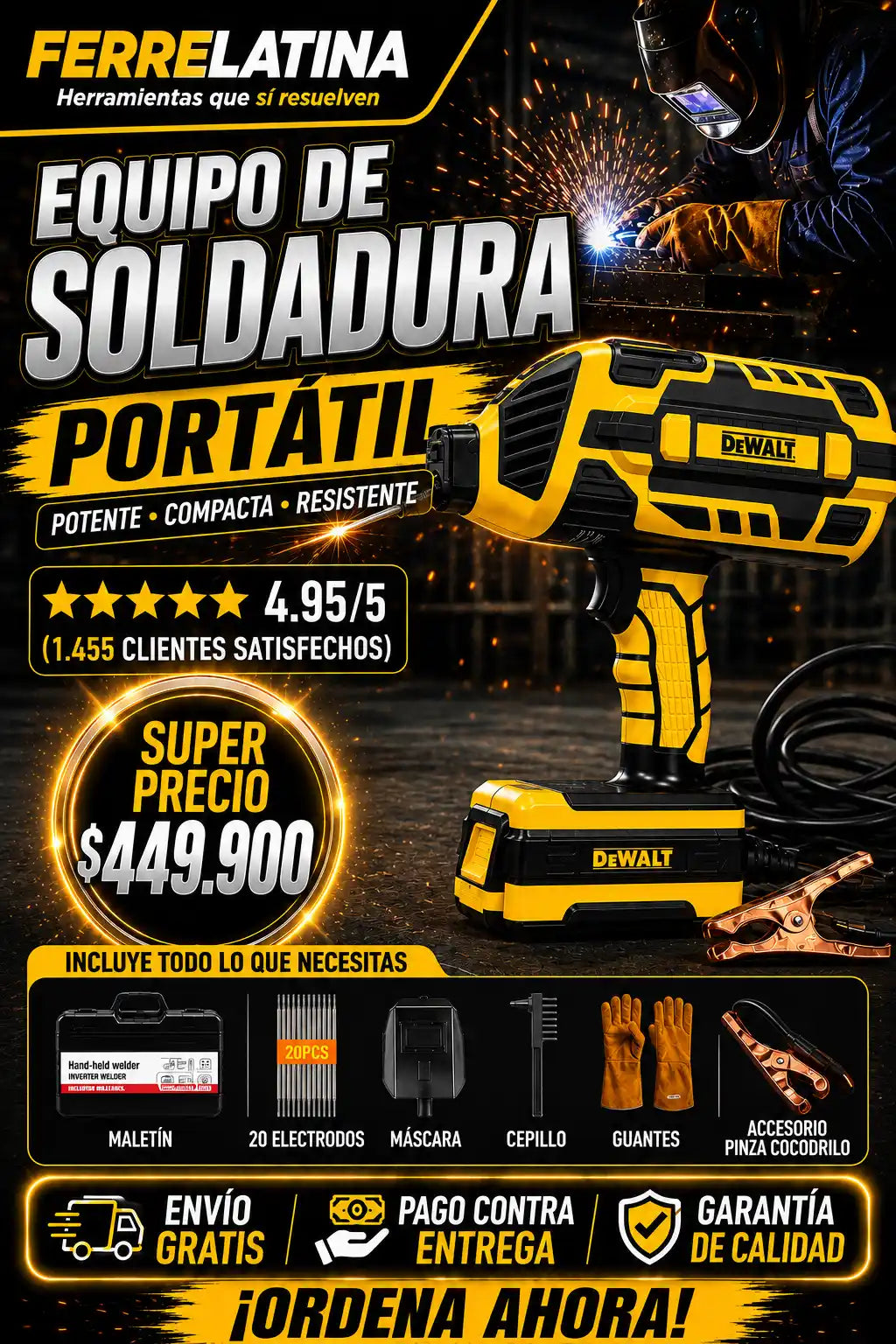 EQUIPO DE SOLDADURA PROFESIONAL