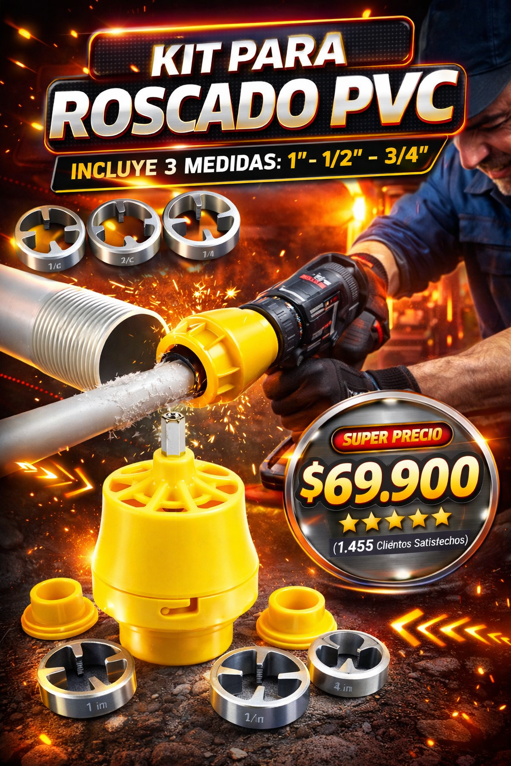 ENROSCADOR PVC